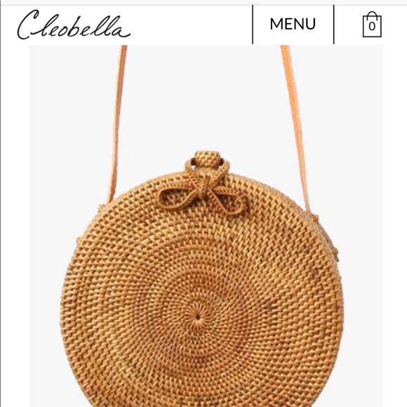 Cleobella Handbags - Woven rattan circle basket bag